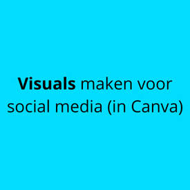 Visuals maken voor social media (in Canva)